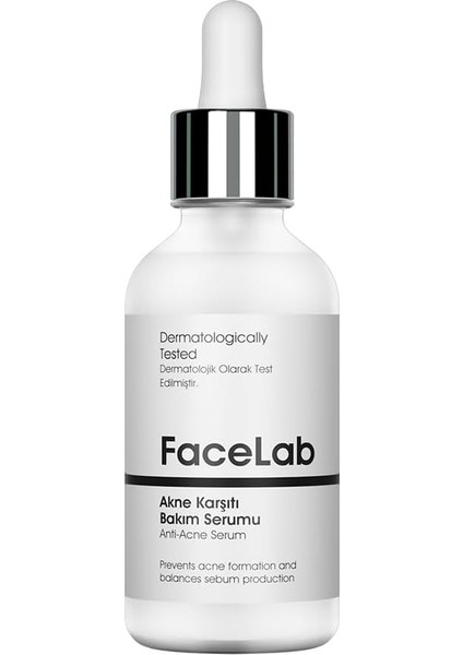 Facelab Akne Karşıtı Cilt Yağı Dengeleyici Bakım Serumu 30 ml