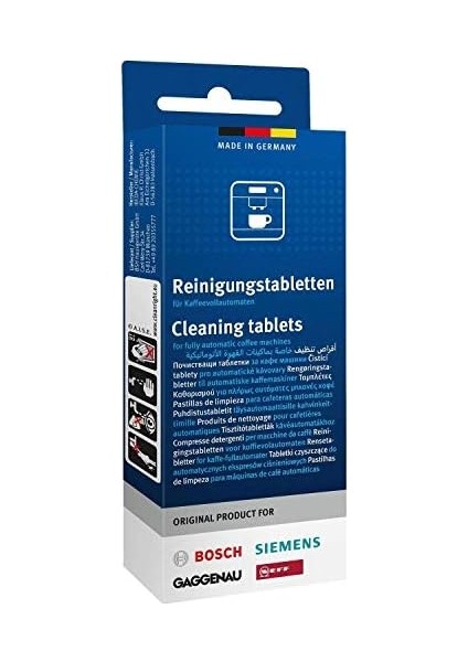 3 x 10 Temizleme Tableti Temizleme Tabletleri Kahve Makinesi 310575 00310575 311769 00311769 TZ8001 TCZ8001 TCZ6001 TZ60001 Clean Protect modelleri