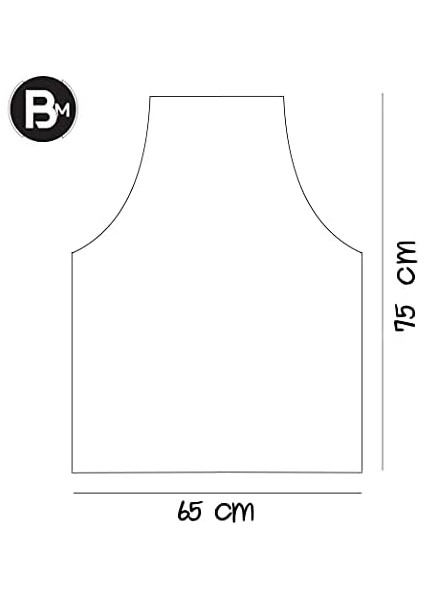 Bm Barber Mood Apron Boya Önlüğü, Kuaför Önlügü, Beauty Salon Önlügü, Önlügü.