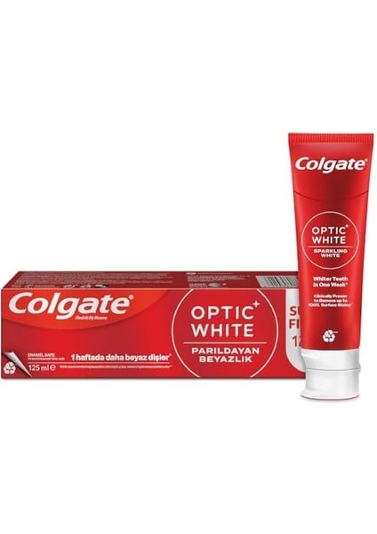 Colgate Optic White Parıldayan Beyazlık Diş Macunu 125 ml