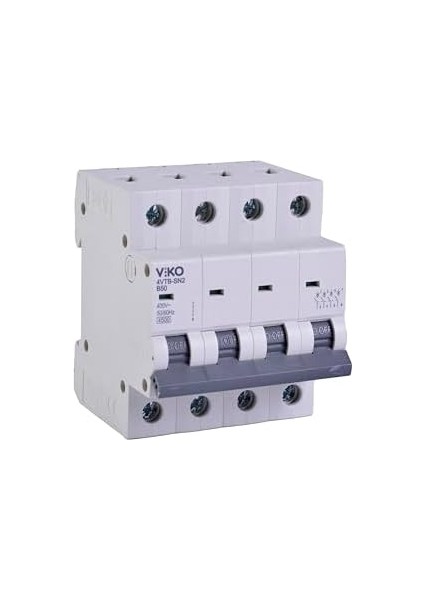 4VTB-4B50 Otomatik Sigorta 4,5ka B Tipi 4 Kutup 50A fiyatları
