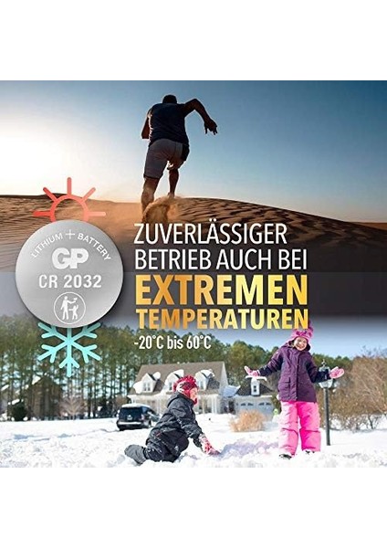 3V Lithium Knopfzellen, 20 Stück Li-Mn Knopfbatterien Cr 2032 - 3 Volt Im 20-Er Pack, Batterien Einzeln Entnehmbar (Gp Batteries Markenprodukt) fiyatları