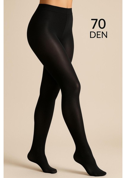 Siyah 70 Den Opak Parlak Micro Kadın Külotlu Çorap modelleri