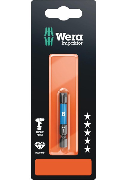 840/4 Imp Dc Impaktor Sb 6,0 Uçlar, Hex-, 6.0 x 50 Mm, 05073946001