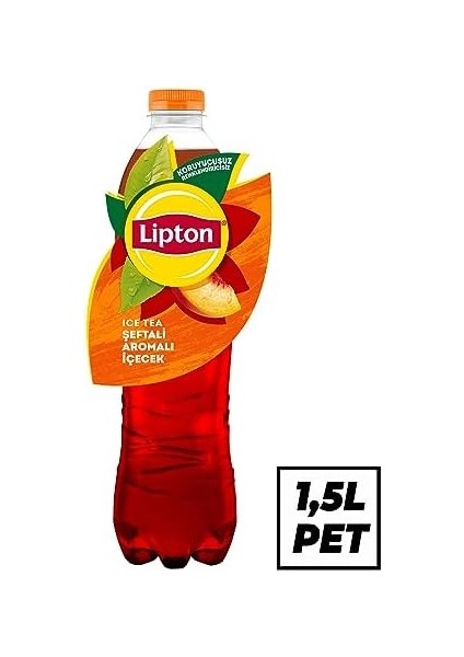 Lipton Ice Tea Şeftali Soğuk Çay Pet 1.5 L x 6 Adet modelleri