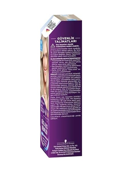 Palette Yoğun Göz Alıcı Renkler Renk Açıcı 10-1 Küllü Açık Sarı fiyatları