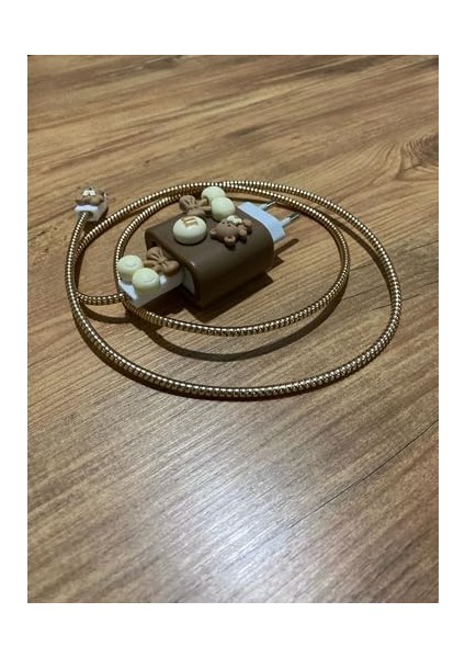 Ayıcıklı I Şarj Başlığı Adaptörü Koruma Kablo Koruyucu 3'lüset 18-20W Usb-C Iphone ile Uyumlu fiyatları