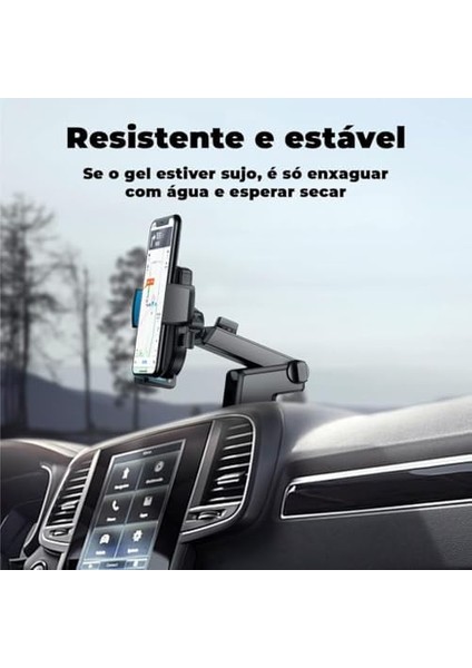 Teleskopik, Araç Göğsüne ve Konsola Vakumlu Araç Içi Telefon Tutcusu Çift Mekanizmalı Dönebilen Başlıklı Araç Tutucusu A Kalite Malzeme En Iyisi fiyatları