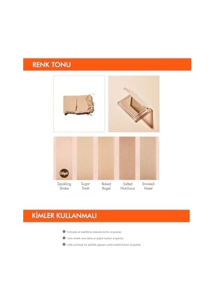 Mıssha Yumuşak Dokulu Kolay Uygulanabilen Kontür Cotton Contour (Baked Bagel) modelleri