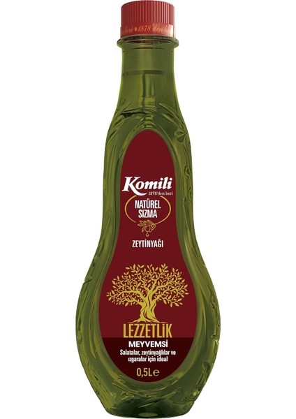 Komili Sızma Meyvemsi Zeytinyağı 500 ml Pet fiyatları
