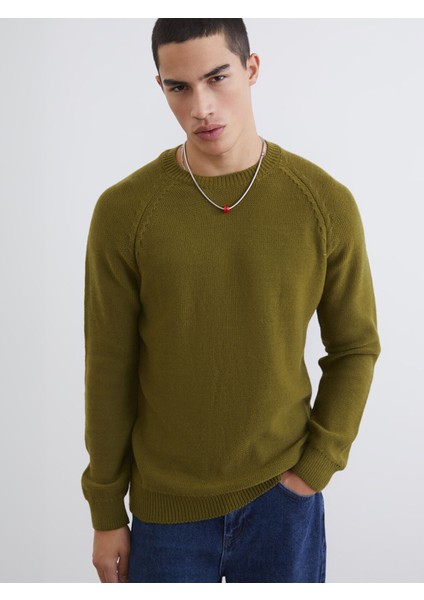 Yeni Sezon Bisiklet Yaka Erkek Triko Kazak