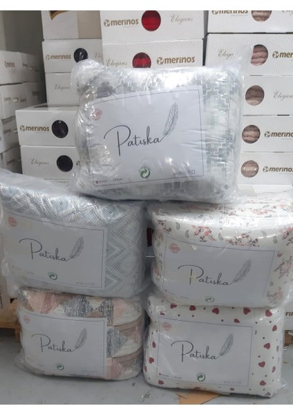 Polycotton Tek Kişilik Desenli Silikon Yorgan (155X215)