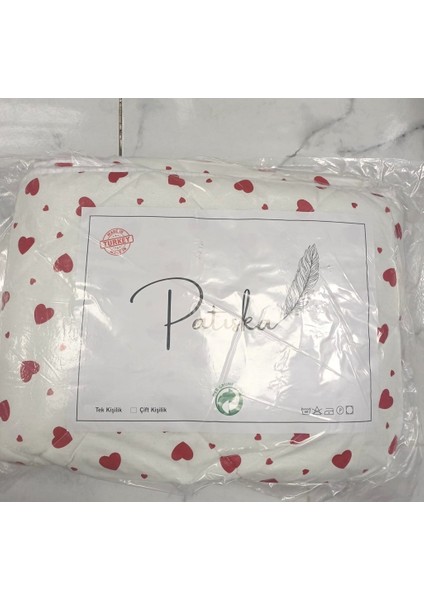 Polycotton Tek Kişilik Desenli Silikon Yorgan (155X215) modelleri