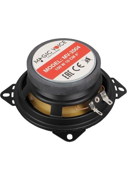MV-2004 4" 10CM 150 Watt Tweeter'lı Tekli Metal Kasa Oto Hoparlör modelleri