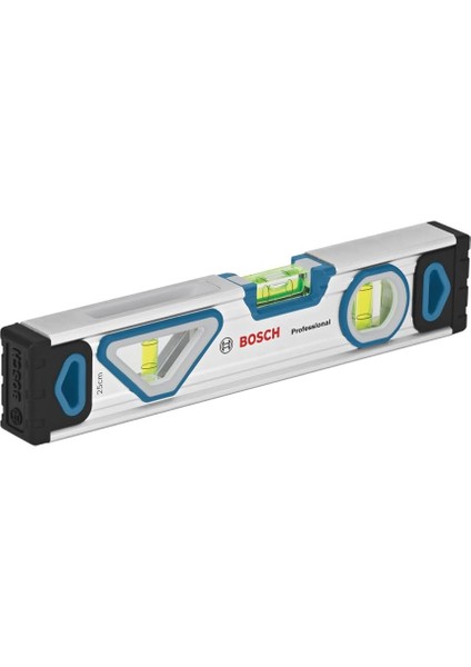 Professional Su Terazisi 25 cm Mıknatıs Sistemli, Çepeçevre Okunabilir, Gövde, Sağlam Uç Kapakları