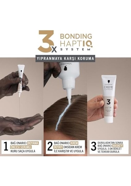 Schwarzkopf Creme Supreme Saç Boyası 7-0 Kumral modelleri