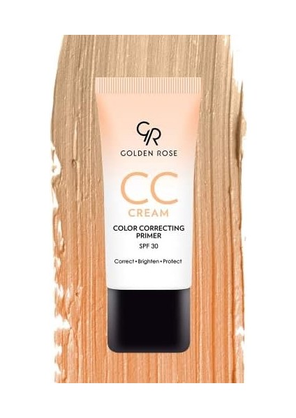 Golden Rose cc Cream Color Correcting Primer Orange (Trncu) 1 Paket modelleri