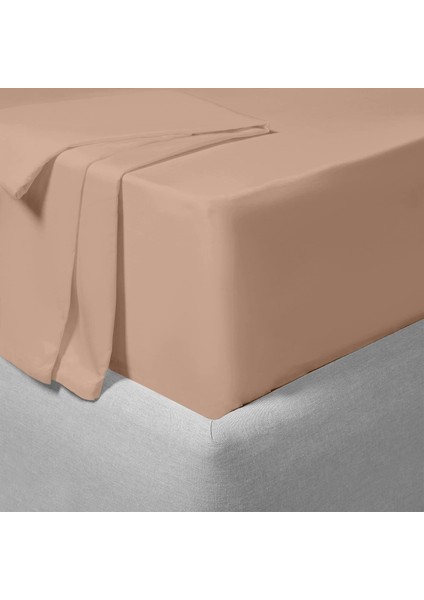 Ekstra Çift Kişilik Çarşaf 200X200 Cm, Koyu Somon