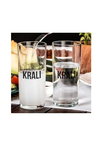 Babaların Kralı Tasarımlı Babalar Günü Hediyesi Rakı Kadehi Seti fiyatları