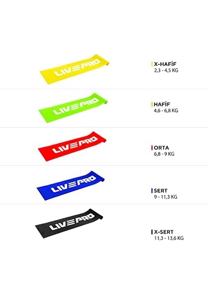 Lıvepro LP8413 Pilates Bandı modelleri