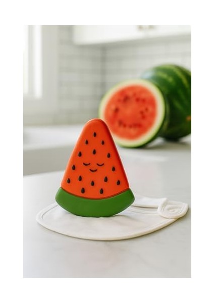 Bebek Diş Kaşıyıcı ve Oyuncak - Karpuz Şekilli Dişlik (%100 Doğal Kauçuk) fiyatları