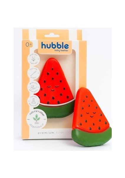 Bebek Diş Kaşıyıcı ve Oyuncak - Karpuz Şekilli Dişlik (%100 Doğal Kauçuk) modelleri