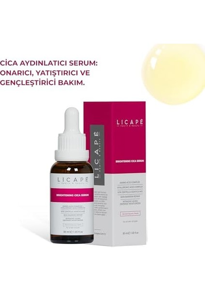 Licape%76 Centella Asiatica Aydınlatıcı Cica Serum 30ML