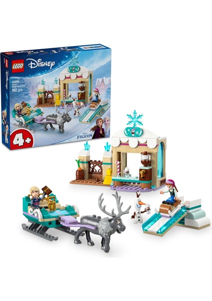 ǀ Anna’nın Kızak 43256-4 Yaş ve Üzeri Prenses Seven Çocuklar Için Yaratıcı Oyuncak Yapım Seti, Doğum Günü Hediyesi (192 Parça)