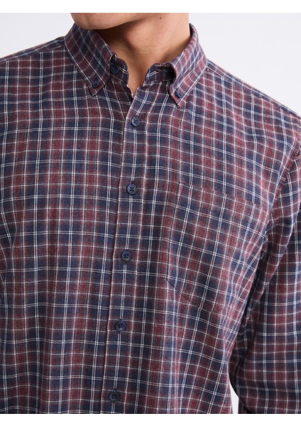 Yeni Sezon Regular Fit Uzun Kollu Ekose Erkek Gömlek modelleri