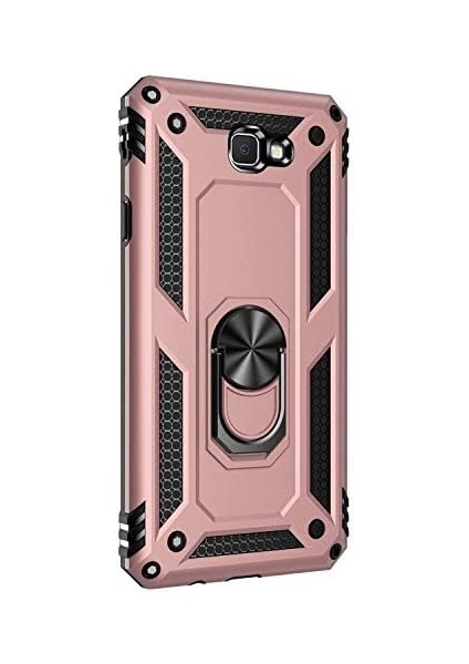 Galaxy J7 2 Kılıf Military Ring Holder Rose fiyatları
