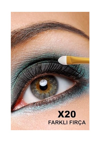 Tikatti 20'li Profesyonel Yumuşak Makyaj Fırça Seti Pembe Renk fiyatları