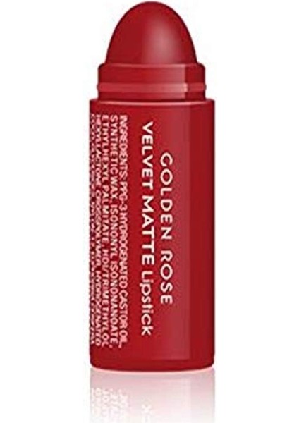 Golden Rose Velvet Matte Lipstick Mini No:18