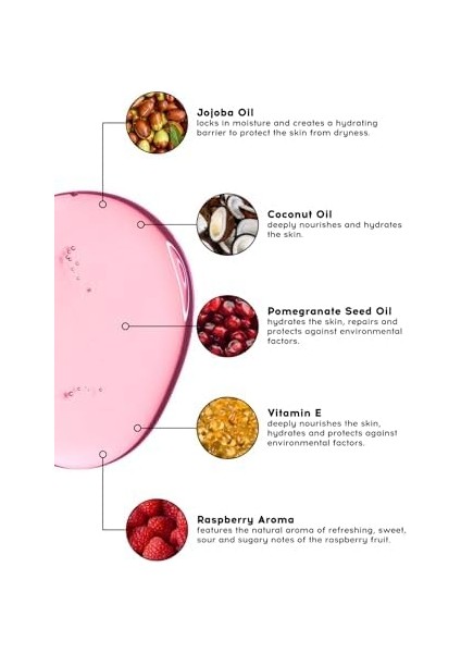 Cream Co. Dudak Parlatıcısı Nemlendirici Besleyici Lip Oil Gloss, Dudak Yağı, Ahududu Aromalı, E Vitamini fiyatları