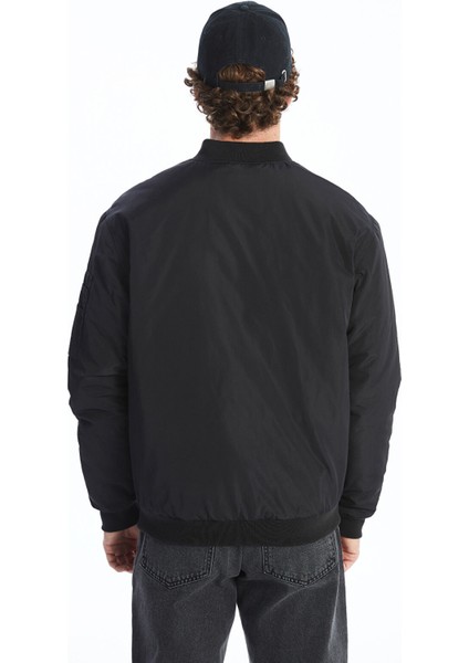 Yeni Sezon Standart Kalıp Kolej Yaka Erkek Bomber Mont indirimleri