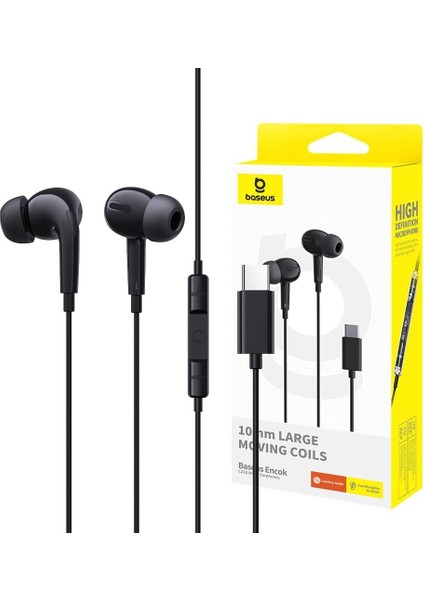 Encok CZ18 Kablolu Kulaklık, Siyah