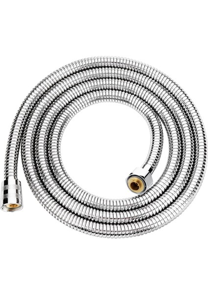 Duş Hortumu 1,5 M Paslanmaz Çelik Duş Hortumu, Dönme Koruması, El Duşu Hortumu, Esnek Duş Başlığı Hortumu (Kaliteli)