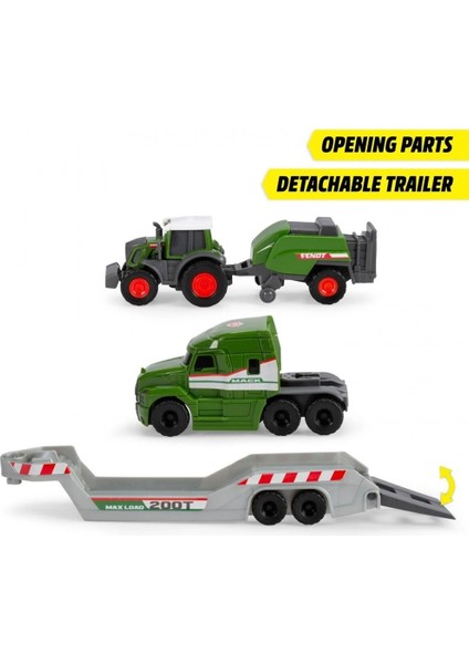 Bfs 203735006 Micro Farm Truck Freewheel Mack Truck Trailer With Fendt Tract fırsatları