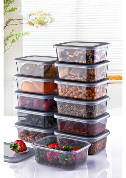 Life 12 Adet 250ML Füme Saklama Kabı MIT1037