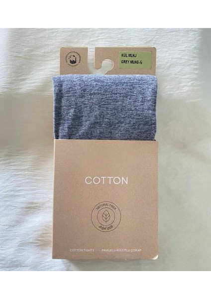 Kül Melanj Cotton Kadın Külotlu Çorap Pamuklu & Mat 60 Den Pantyhose fırsatları