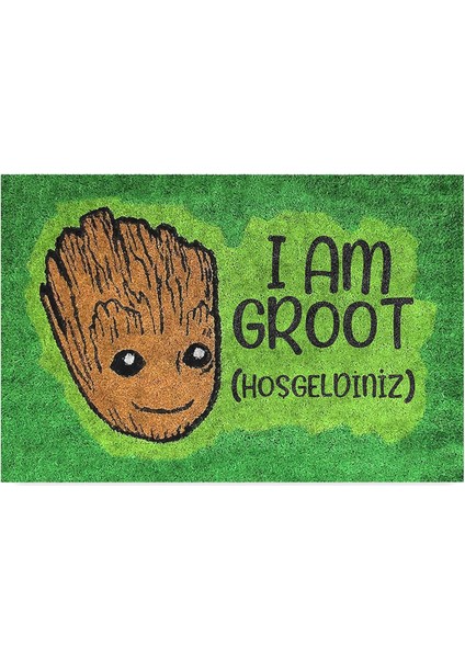 Tasarımlı Dekoratif Kapı Önü Paspas, Dış Mekan/ev Içi/ /mutfak/yatak Odası/giriş Paspasları (Groot, 45X70)