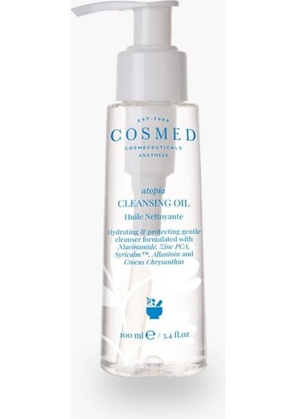 Cosmed Yüz ve Vücut Için Temizleme Yağı - Yağ Bazlı Temizleyici