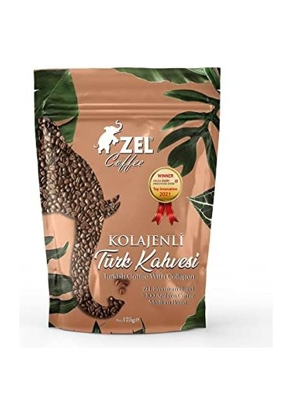 Zel Türk Kahvesi Kolajenli Doypack 125 G fiyatları