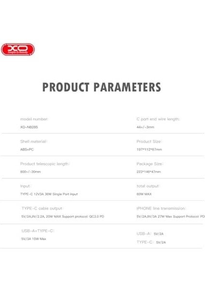 Xo Is Beauty 3- Y Ile Uyumlu USB Şarj Cihazı 2021/2024 Model Uyumlu Bağlantı Noktası, NB285, Orta Konsola Özel Üretim, 27W Lightning, 20W Type-C Kablo, Type-C ve USB Giriş, 4 Cihaza Kadar Şarj, Siyah modelleri