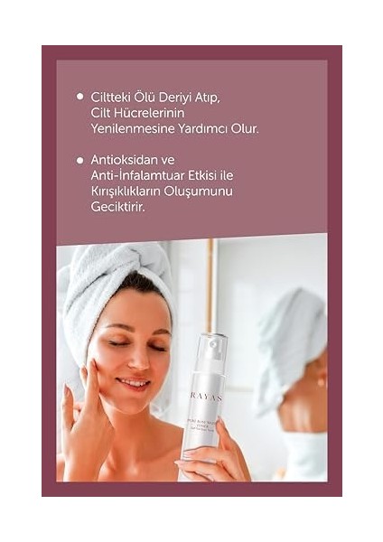 Rayas Gözenek Sıkılaştırıcı Saf Gül Suyu Tonik Arındırıcı Etkili 100 ml modelleri