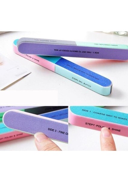 Gaman Kolay Taşınabilir Kağıt Törpü 7 Aşamalı Tırnak Törpüsü Tırnak Bakımı Pratik Ürün-Re