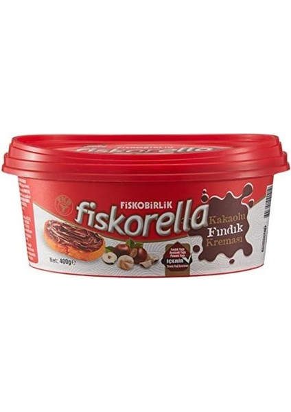 Fiskobirlik Fiskorella Kakaolu Fındık Kreması 400 gr modelleri