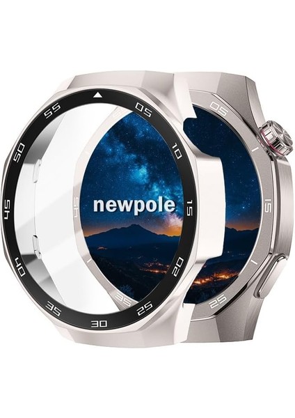 Gt5 Pro 46MM Için Ekran Kırılmaz Cam ve Tam Kaplayan Kasa Kılıf Yüksek Hassasiyetli Kılıf Gt5 Pro 46MM ile Uyumludur