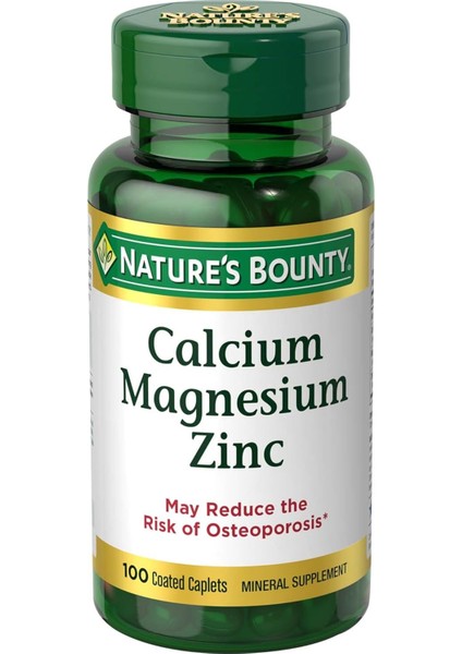 Natures Bounty Calcium Magnesium Zinc + D3 1 Paket(1 x 1 Stück)