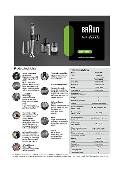 MQ9138 Xı Multiquick 9 ELCN011 modelleri