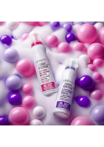 Urban Care Shake N Repair 7/24 Kabaran ve Bukleli Saçlara Özel Saç Bakım Köpüğü, 150 Mililitre, Vegan modelleri